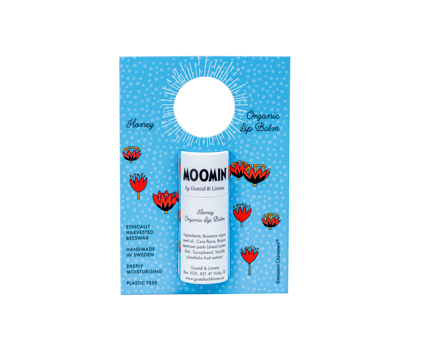 Moomin by G&L - Lip balm of beeswax with honey