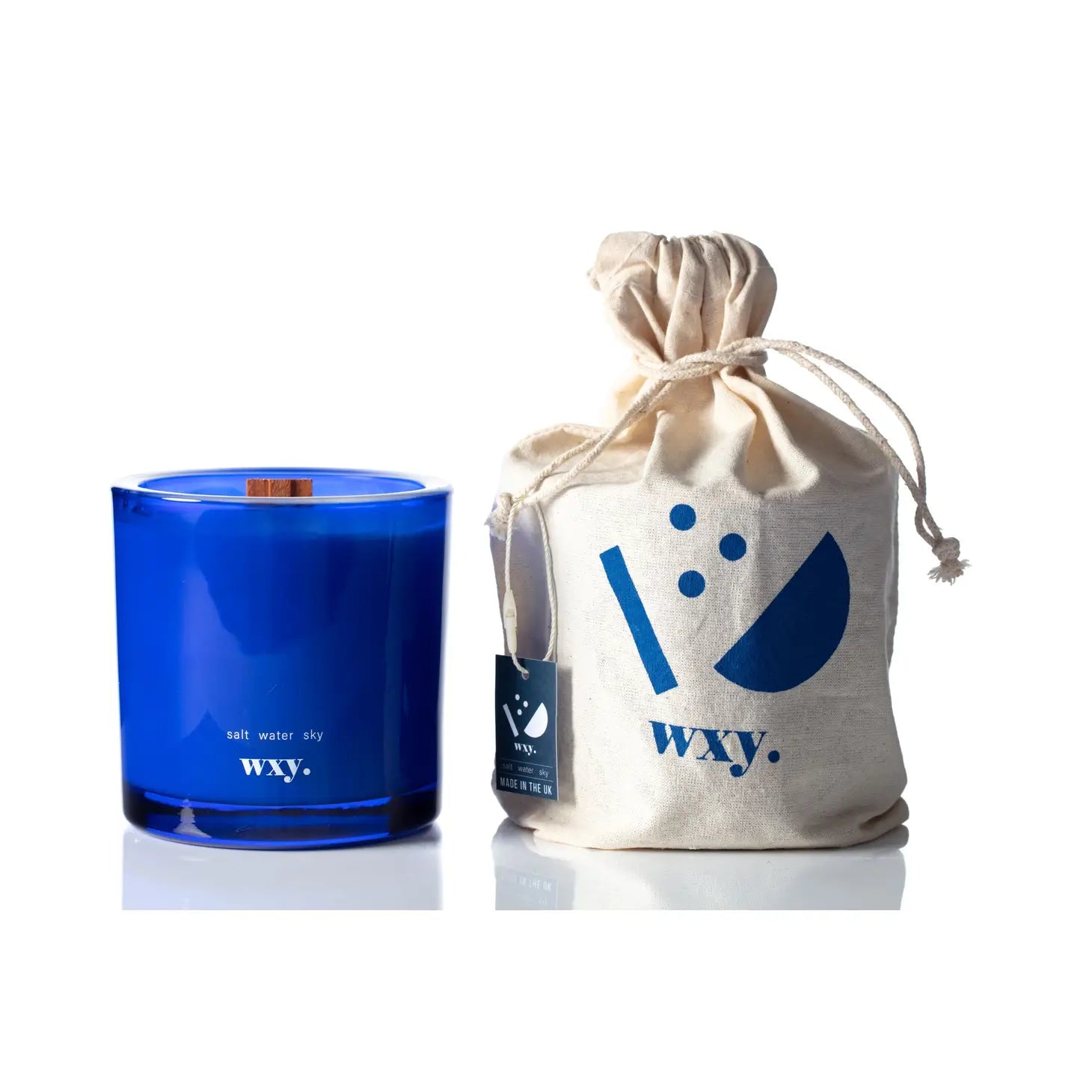 Roam by wxy. - 12.5oz Candle - Salt Water Sky. With Bag