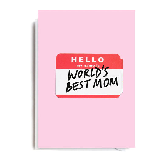 World's Best Mom Card