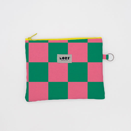 Pink and Green Multipurpose Purse