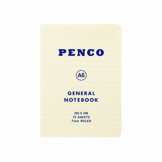 Hightide Penco Soft Pp Notebook (Ruled A6) - White