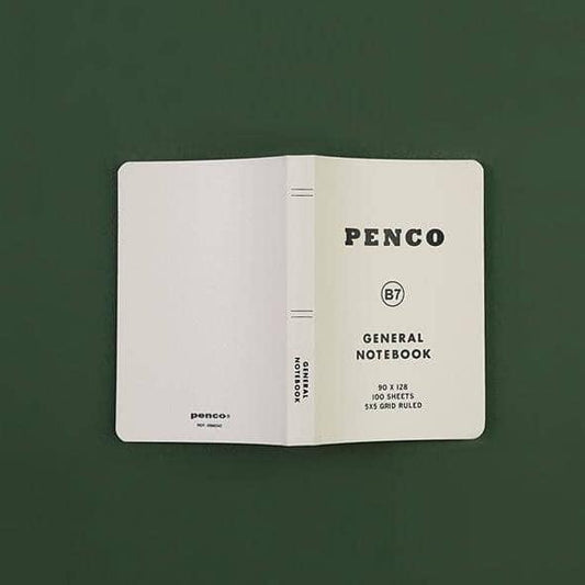 Hightide Penco Soft PP Notebook (Grid B7) - White