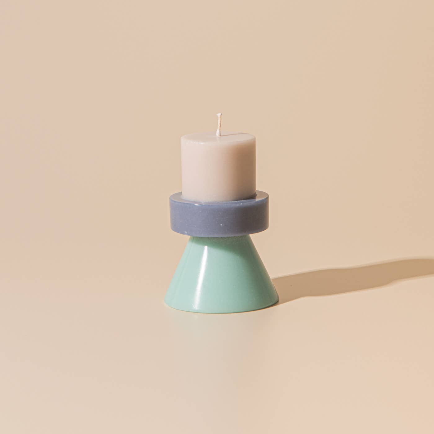 Stack Candle - Nude / Powder Blue / Celeste