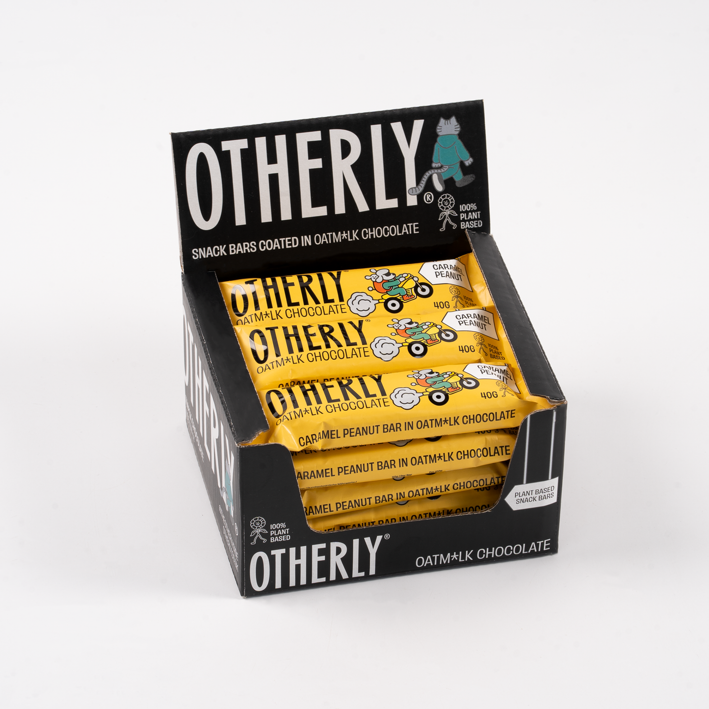 Otherly Oatm*lk Chocolate Coated Peanuts & Caramel Bar // Vegan // 40g