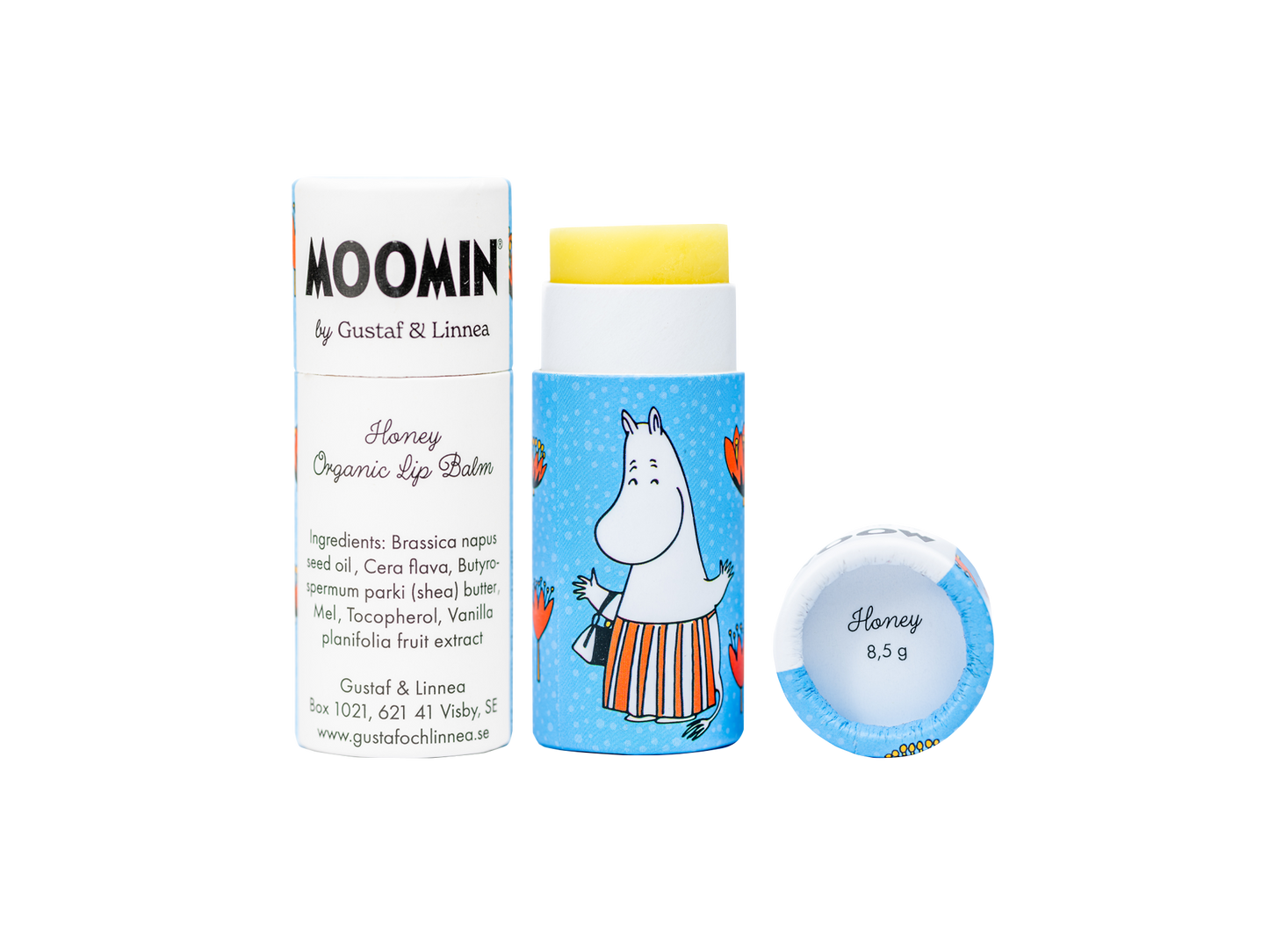 Moomin by G&L - Lip balm of beeswax with honey