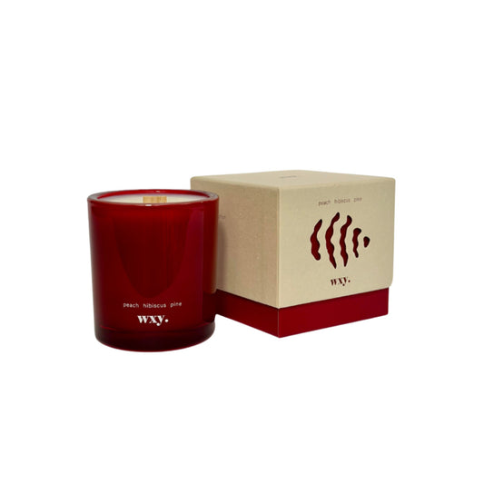 Roam mini. - 5.2oz candle - peach. hibiscus. pine.