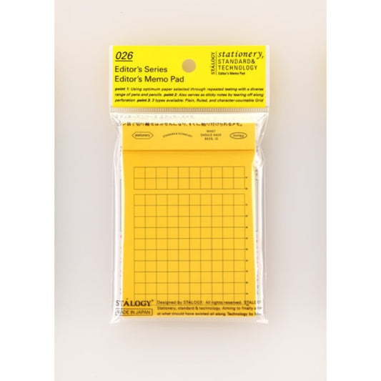 S3071 Editor's Memo Pad - Gridded