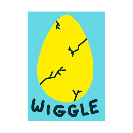 Wiggle Egg Print