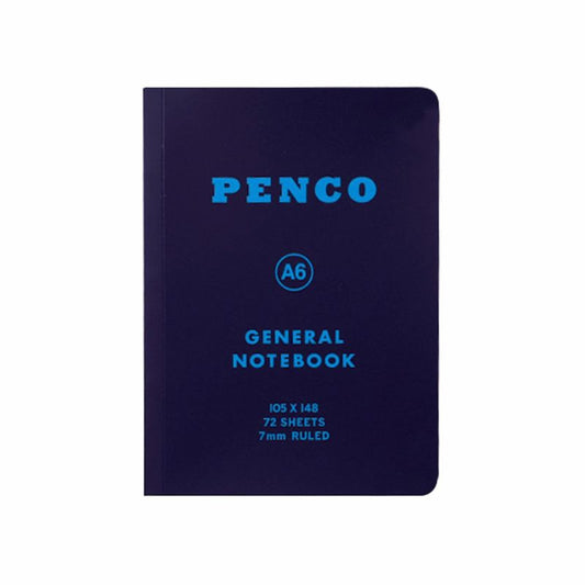 Hightide Penco Soft Pp Notebook (Ruled A6) - Navy