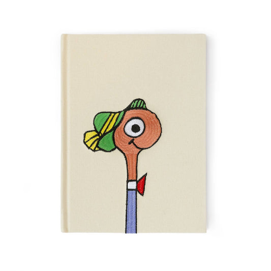 3P4 x Richard Scarry® - Lowly Worm Embroidered Journal