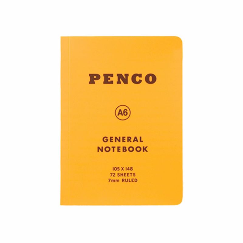 Hightide Penco Soft Pp Notebook (Ruled A6) - Yellow