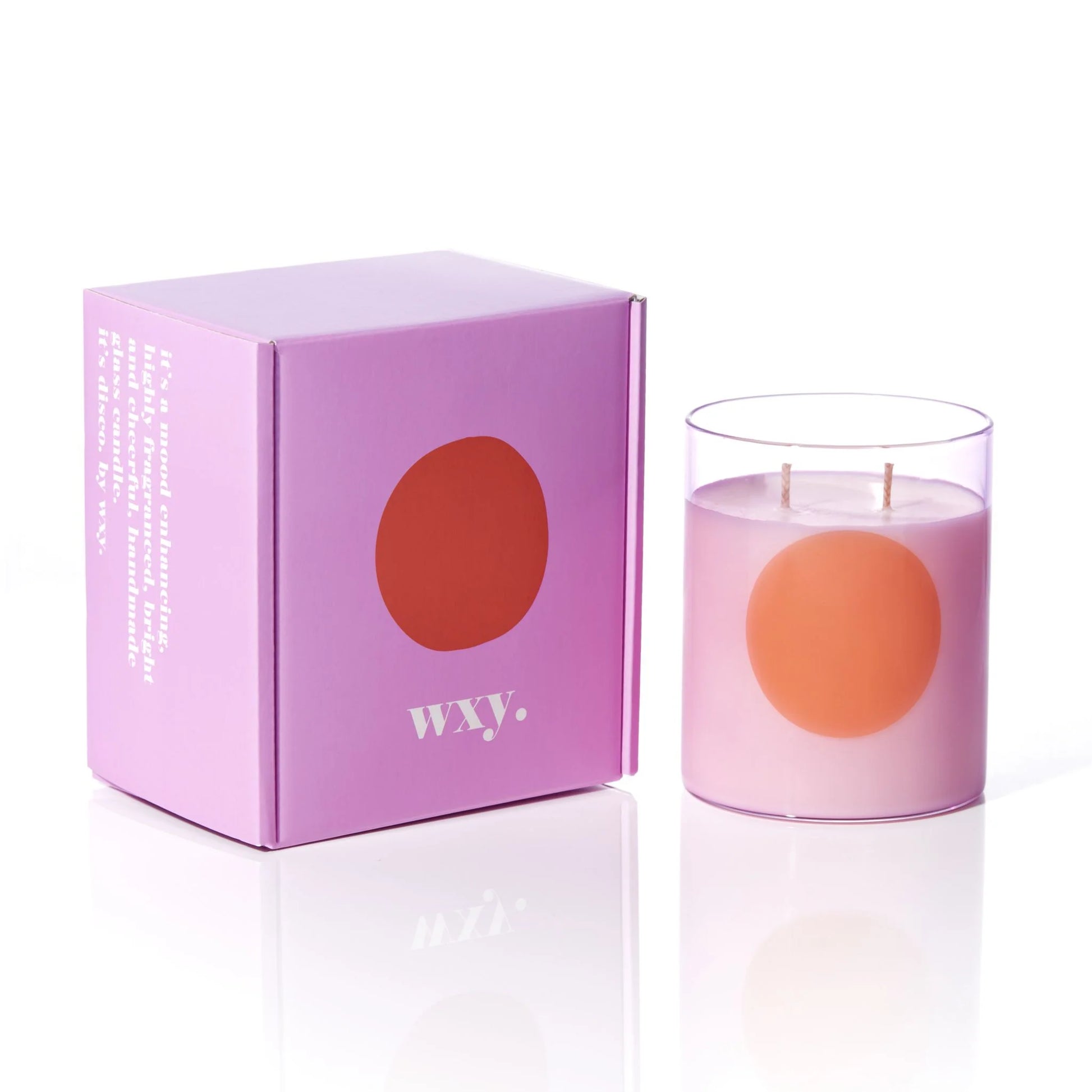 WXY Disco Candle - Orris Root & Amber. With box