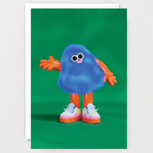 Fuzzy Kids Sticker Card