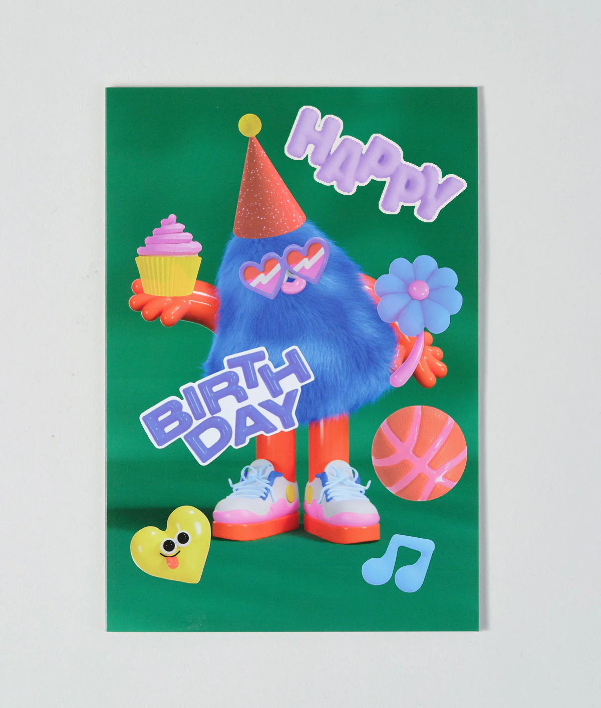 Fuzzy Kids Sticker Card