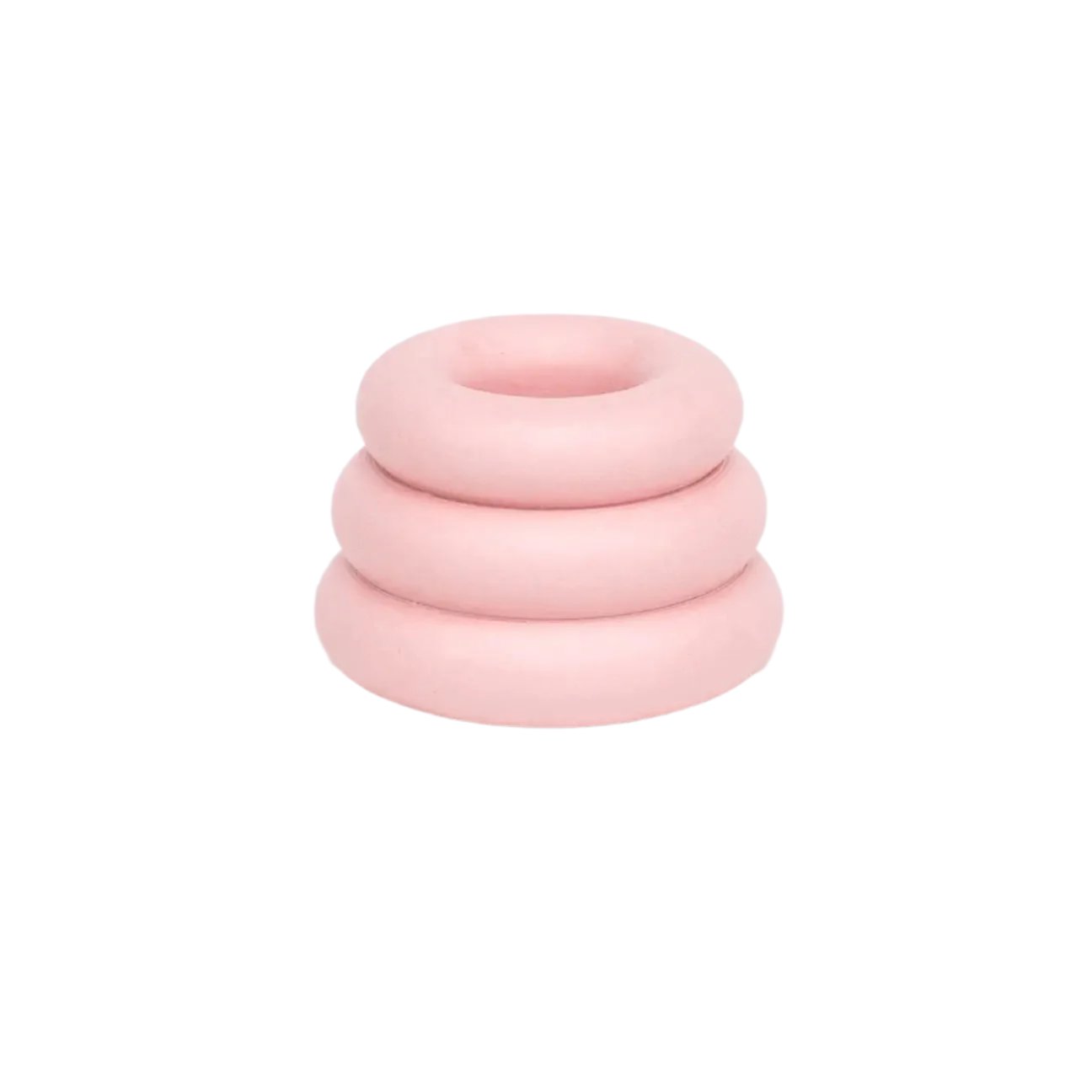 Yod + Co. Triple O Candle Holder - Baby Pink