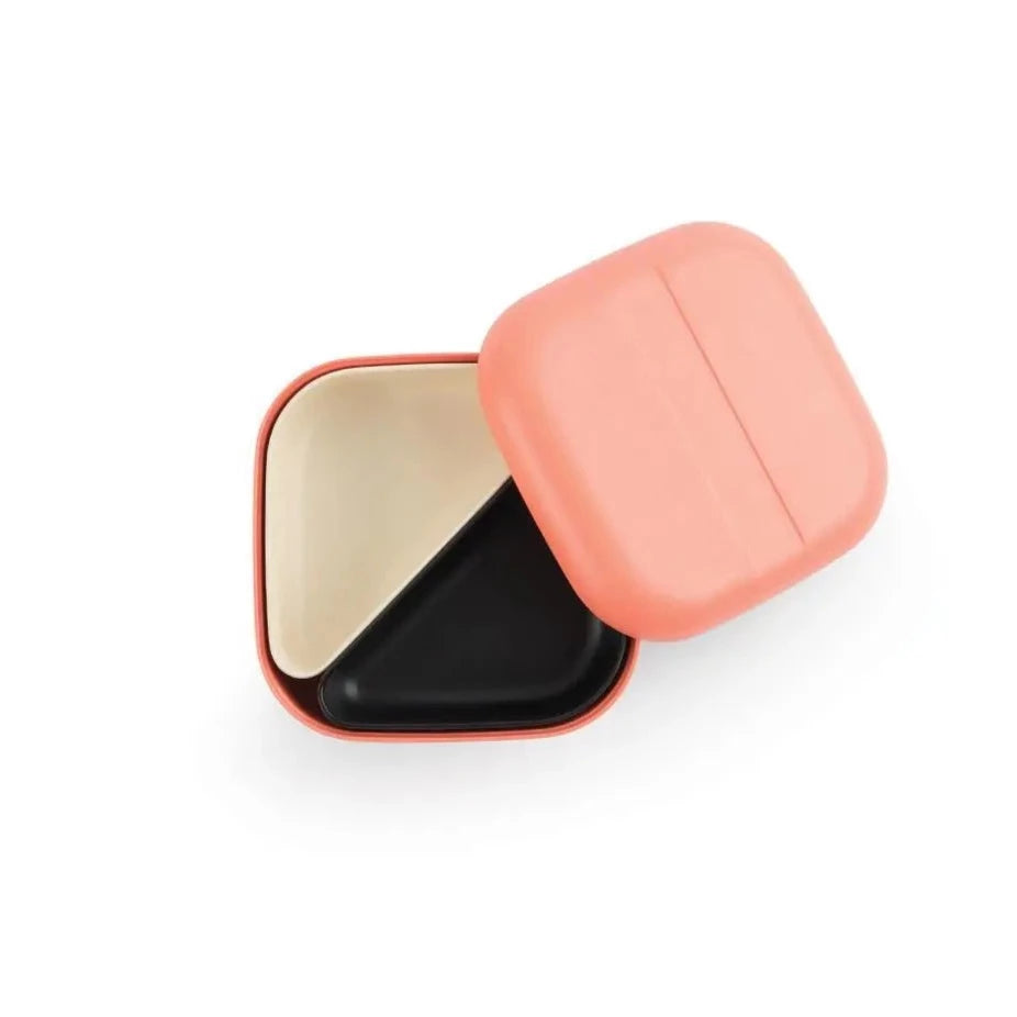 Square Bento Lunch Box - Coral